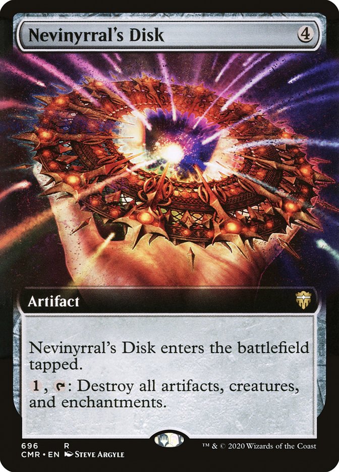 Magic | Nevinyrral's Disk (Extended Art) [Commander Legends] | The Nerd Merchant