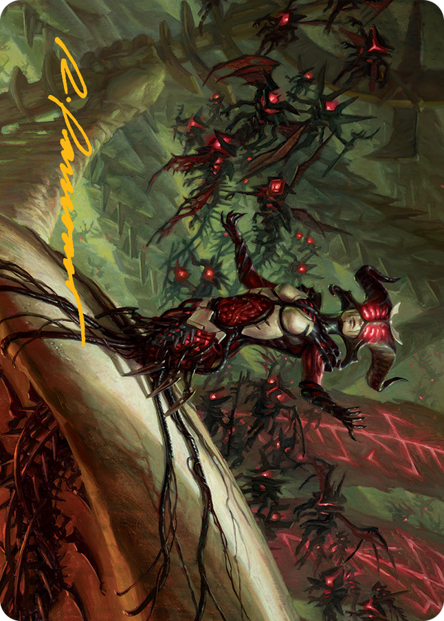 Magic | Sheoldred Art Card (Gold-Stamped Signature) [March of the Machine Art Series] | The Nerd Merchant