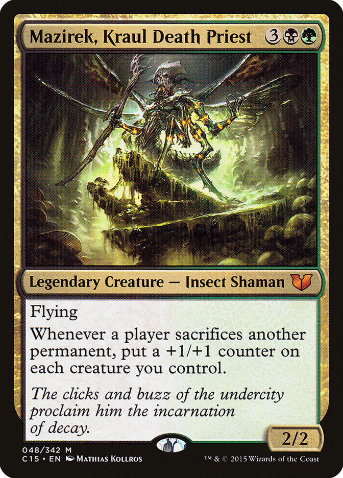 Magic | Mazirek, Kraul Death Priest [Commander 2015] | The Nerd Merchant