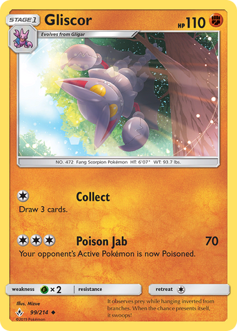 Pokemon | Gliscor (99/214) [Sun & Moon: Unbroken Bonds] | The Nerd Merchant