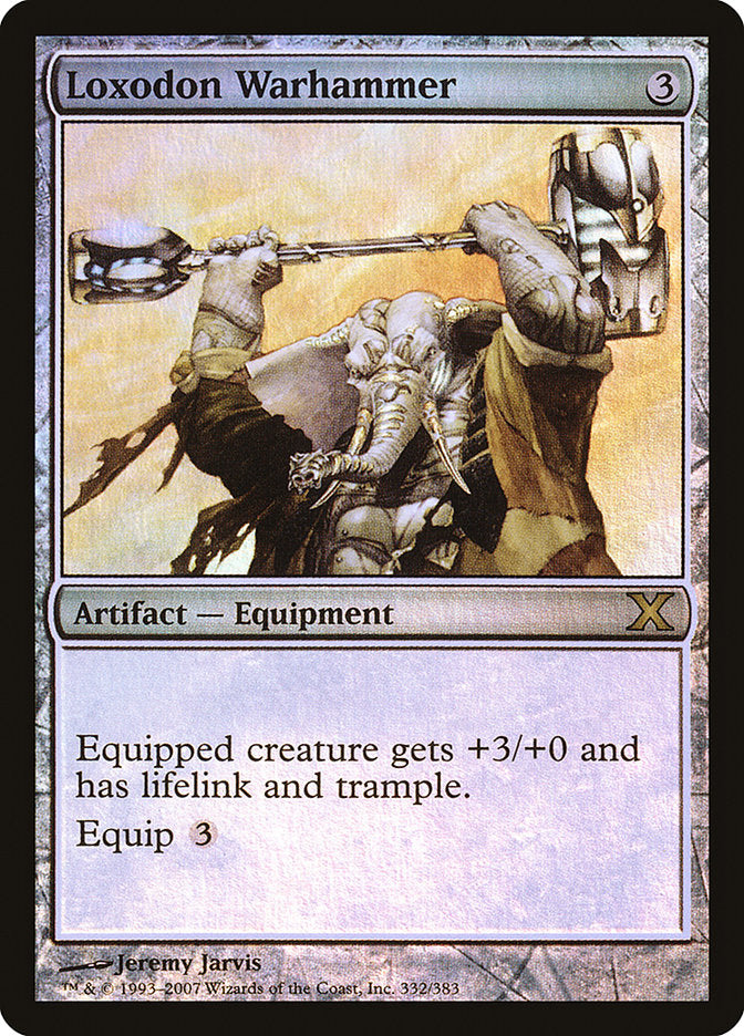 Magic | Loxodon Warhammer (Premium Foil) [Tenth Edition] | The Nerd Merchant