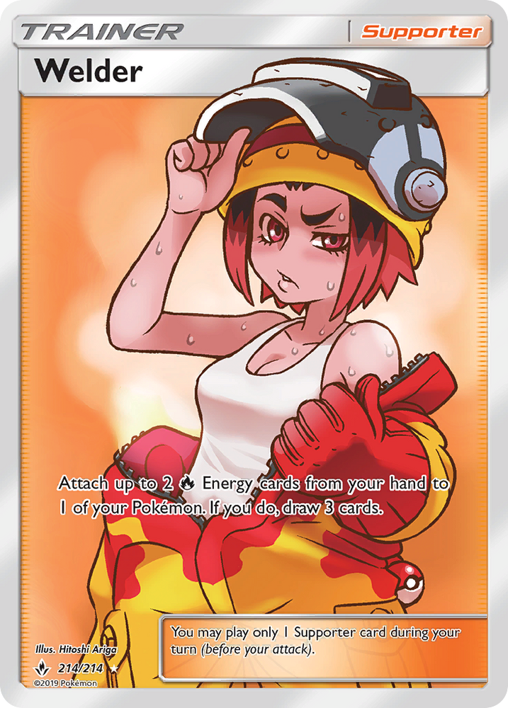 Pokemon | Welder (214/214) [Sun & Moon: Unbroken Bonds] | The Nerd Merchant