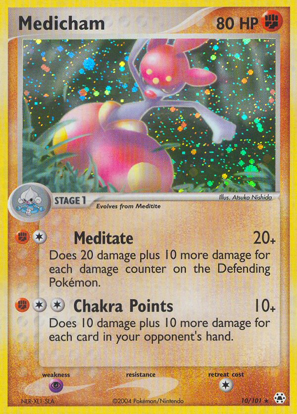 Pokemon | Medicham (10/101) [EX: Hidden Legends] | The Nerd Merchant