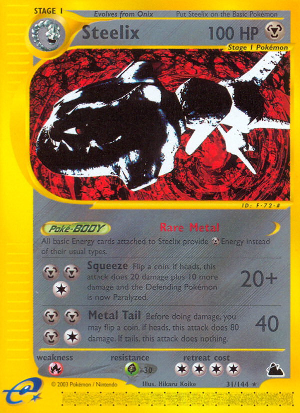 Pokemon | Steelix (31/144) [Skyridge] | The Nerd Merchant
