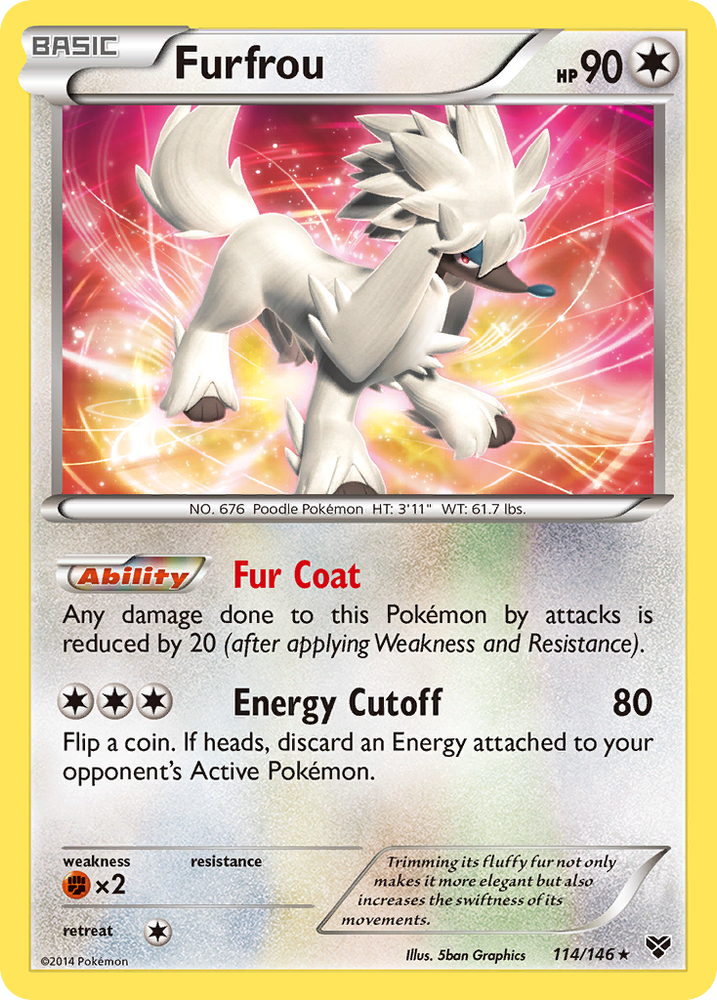 Pokemon | Furfrou (114/146) [XY: Base Set] | The Nerd Merchant