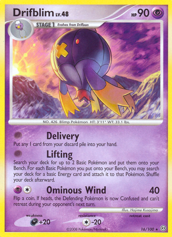 Pokemon | Drifblim (16/100) [Diamond & Pearl: Stormfront] | The Nerd Merchant