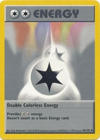 Pokemon | Double Colorless Energy (96/102) [Base Set Shadowless Unlimited] | The Nerd Merchant