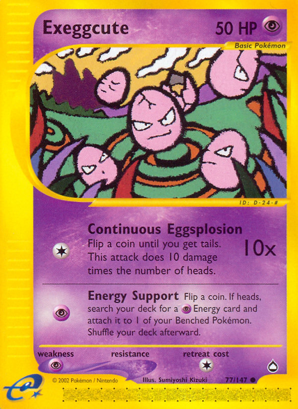 Pokemon | Exeggcute (77/147) [Aquapolis] | The Nerd Merchant