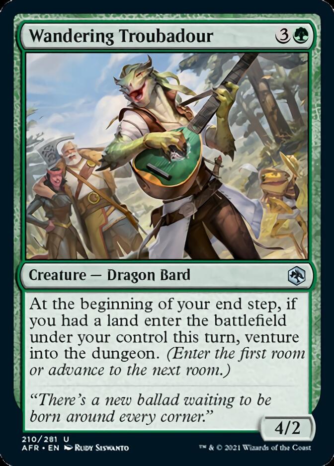 Magic | Wandering Troubadour [Dungeons & Dragons: Adventures in the Forgotten Realms] | The Nerd Merchant