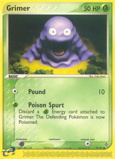 Pokemon | Grimer (57/97) [EX: Dragon] | The Nerd Merchant
