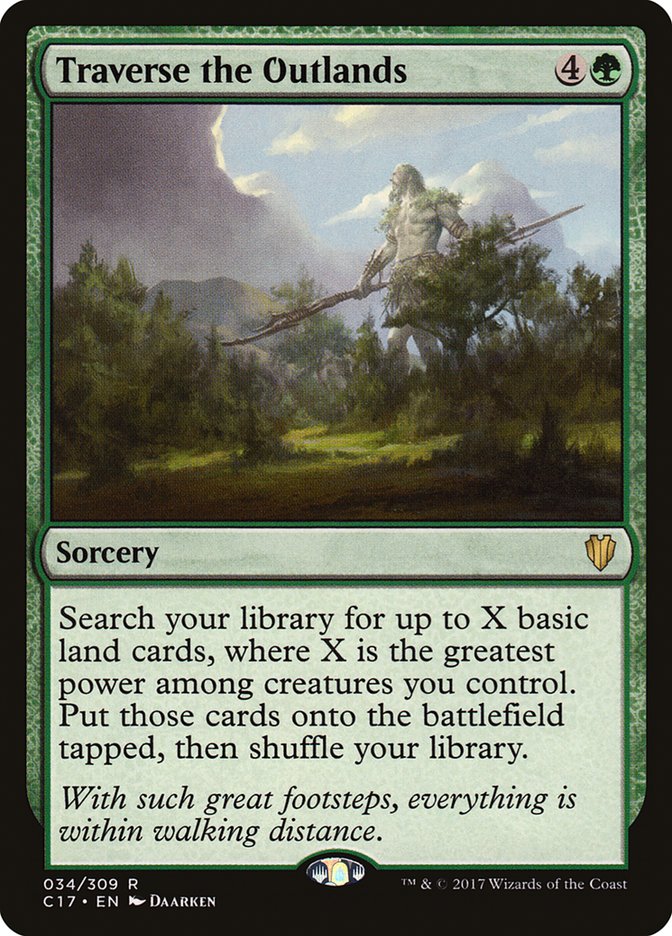 Magic | Traverse the Outlands [Commander 2017] | The Nerd Merchant