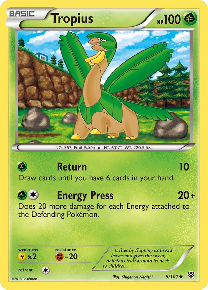 Pokemon | Tropius (5/101) [Black & White: Plasma Blast] | The Nerd Merchant