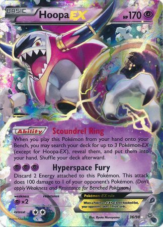 Pokemon | Hoopa EX (36/98) (Jumbo Card) [XY: Ancient Origins] | The Nerd Merchant