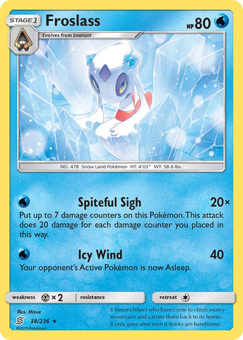 Pokemon | Froslass (38/236) (Theme Deck Exclusive) [Sun & Moon: Unified Minds] | The Nerd Merchant