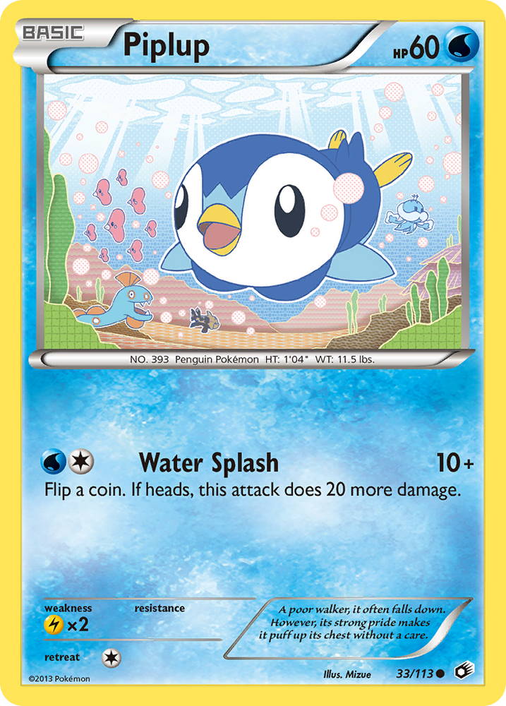 Pokemon | Piplup (33/113) [Black & White: Legendary Treasures] | The Nerd Merchant