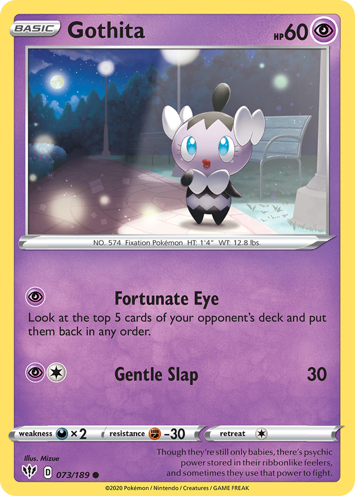 Pokemon | Gothita (073/189) [Sword & Shield: Darkness Ablaze] | The Nerd Merchant