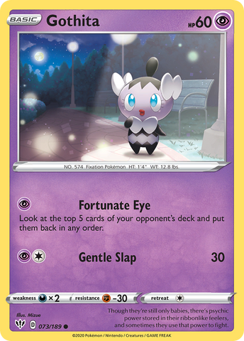 Pokemon | Gothita (073/189) [Sword & Shield: Darkness Ablaze] | The Nerd Merchant