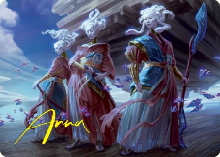 Magic | Guardians of Oboro Art Card (Gold-Stamped Signature) [Kamigawa: Neon Dynasty Art Series] | The Nerd Merchant
