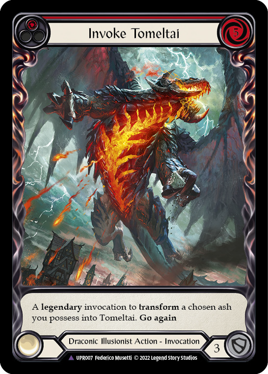 Flesh and Blood TCG | Invoke Tomeltai // Tomeltai (Marvel) [UPR007] (Uprising)  Cold Foil | The Nerd Merchant