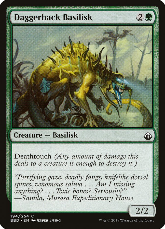 Magic | Daggerback Basilisk [Battlebond] | The Nerd Merchant