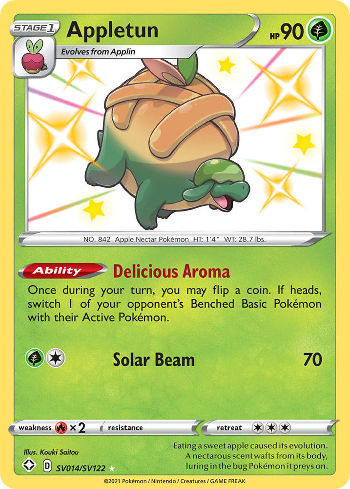 Pokemon | Appletun (SV014/SV122) [Sword & Shield: Shining Fates] | The Nerd Merchant