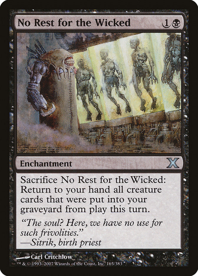 Magic | No Rest for the Wicked [Tenth Edition] | The Nerd Merchant