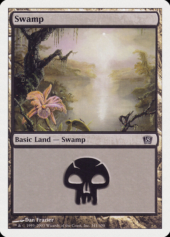 Magic | Swamp (341) [Eighth Edition] | The Nerd Merchant