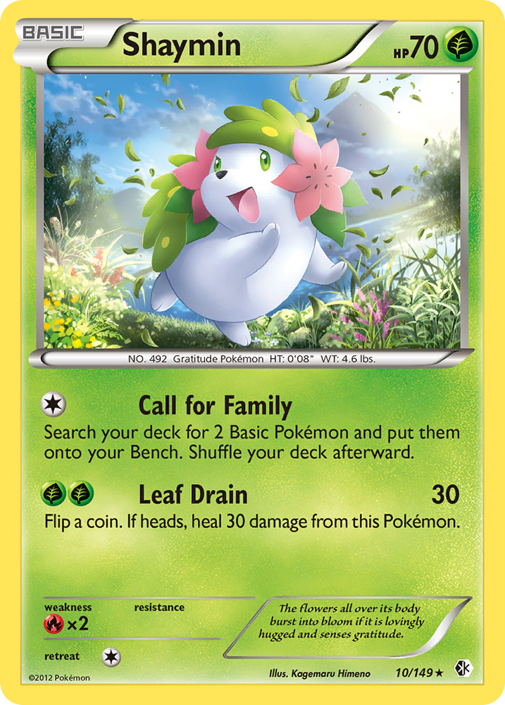 Pokemon | Shaymin (10/149) [Black & White: Boundaries Crossed] | The Nerd Merchant