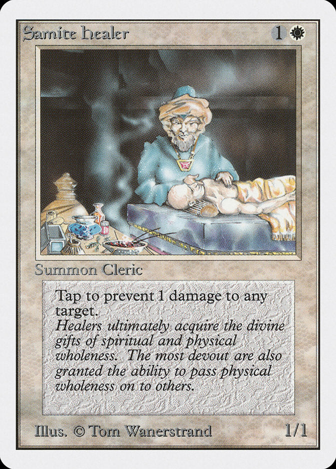 Magic | Samite Healer [Unlimited Edition] | The Nerd Merchant