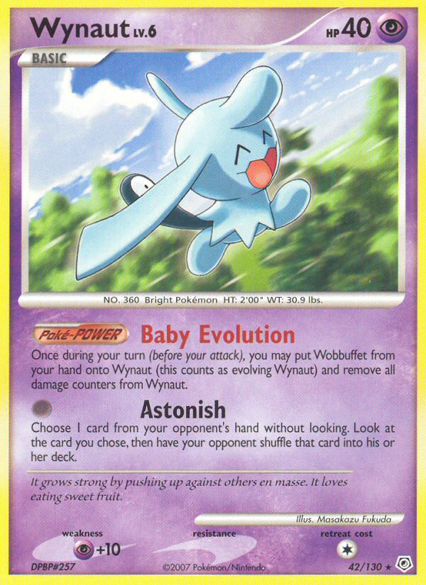 Pokemon | Wynaut (42/130) [Diamond & Pearl: Base Set] | The Nerd Merchant