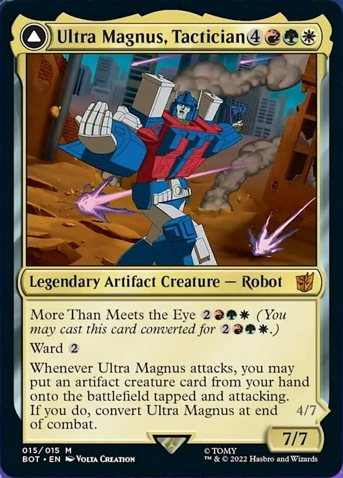 Magic | Ultra Magnus, Tactician // Ultra Magnus, Armored Carrier [Transformers] | The Nerd Merchant