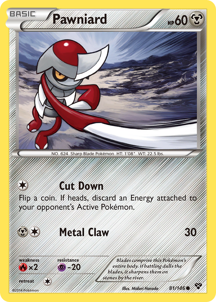 Pokemon | Pawniard (81/146) [XY: Base Set] | The Nerd Merchant