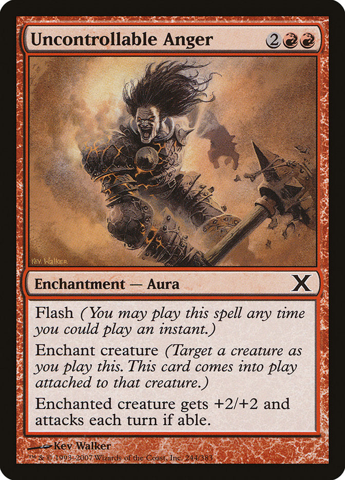 Magic | Uncontrollable Anger [Tenth Edition] | The Nerd Merchant
