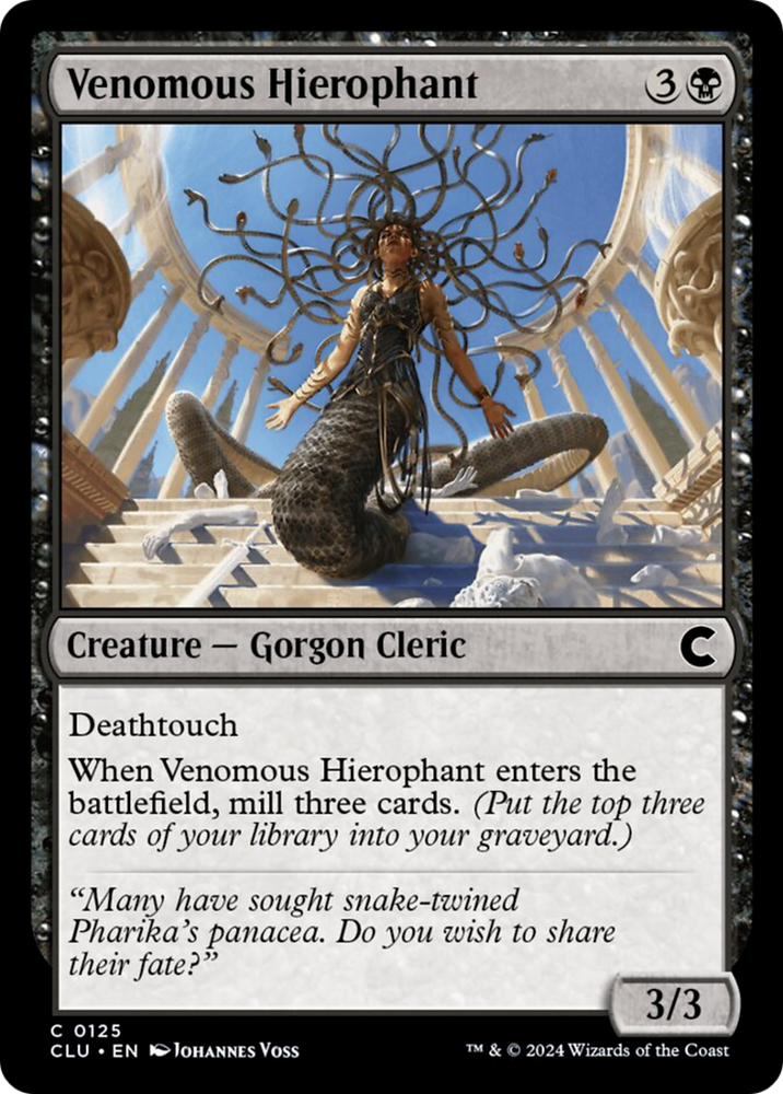 Magic | Venomous Hierophant [Ravnica: Clue Edition] | The Nerd Merchant