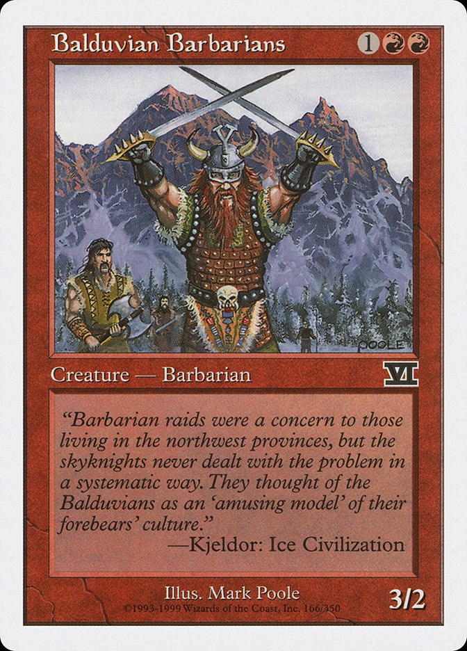 Magic | Balduvian Barbarians [Classic Sixth Edition] | The Nerd Merchant
