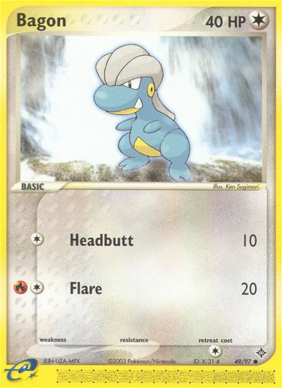 Pokemon | Bagon (49/97) [EX: Dragon] | The Nerd Merchant