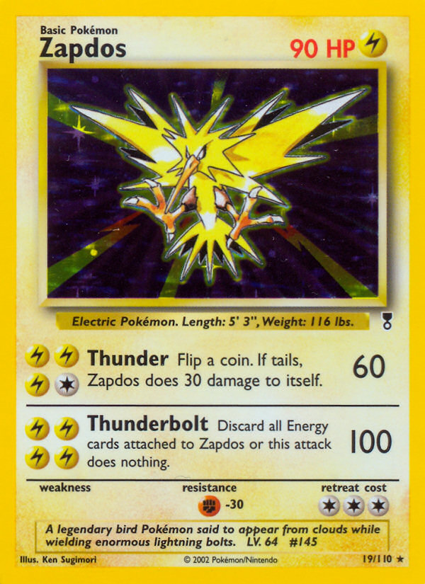 Pokemon | Zapdos (19/110) [Legendary Collection] | The Nerd Merchant