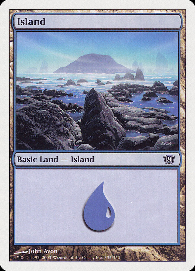 Magic | Island (335) [Eighth Edition] | The Nerd Merchant