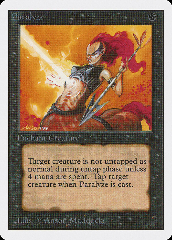 Magic | Paralyze [Unlimited Edition] | The Nerd Merchant