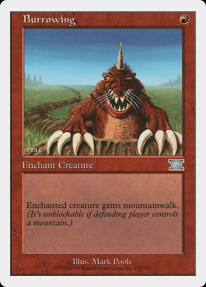 Magic | Burrowing [Classic Sixth Edition] | The Nerd Merchant