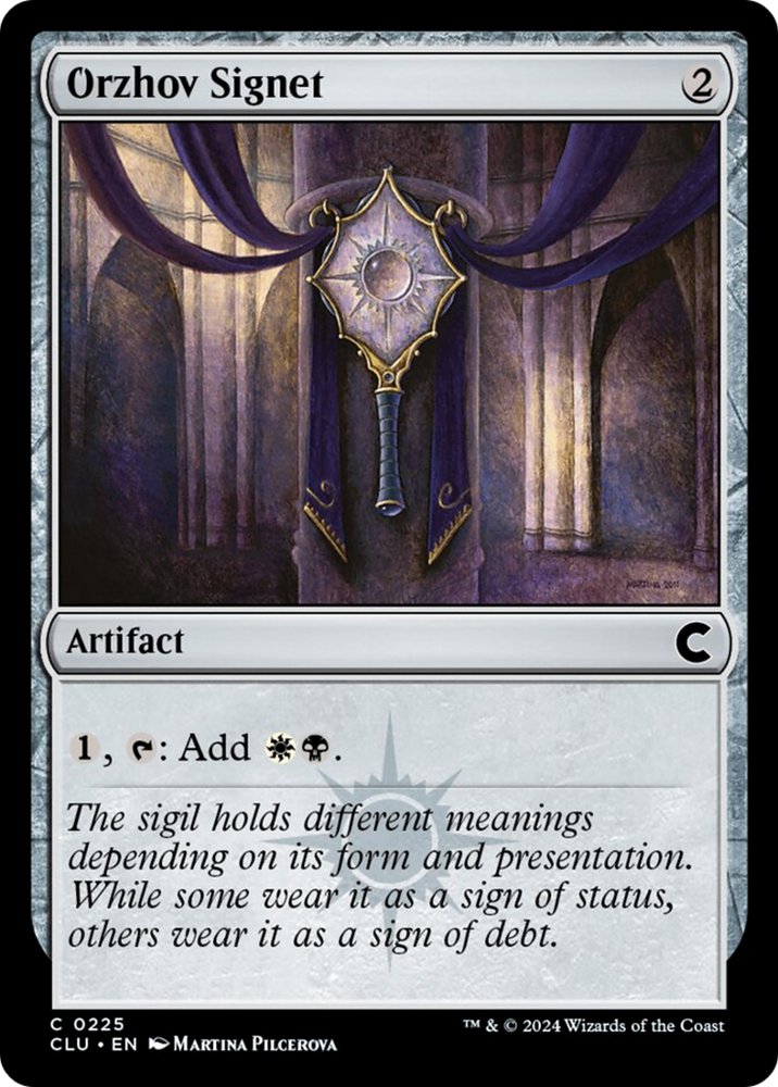 Magic | Orzhov Signet [Ravnica: Clue Edition] | The Nerd Merchant