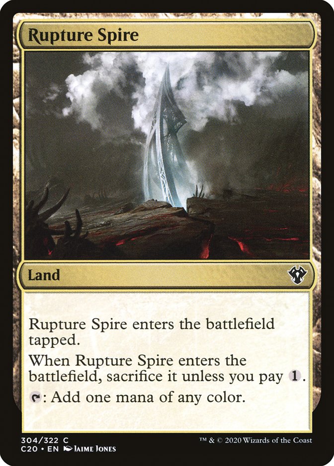 Magic | Rupture Spire [Commander 2020] | The Nerd Merchant