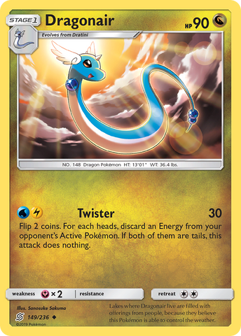 Pokemon | Dragonair (149/236) [Sun & Moon: Unified Minds] | The Nerd Merchant
