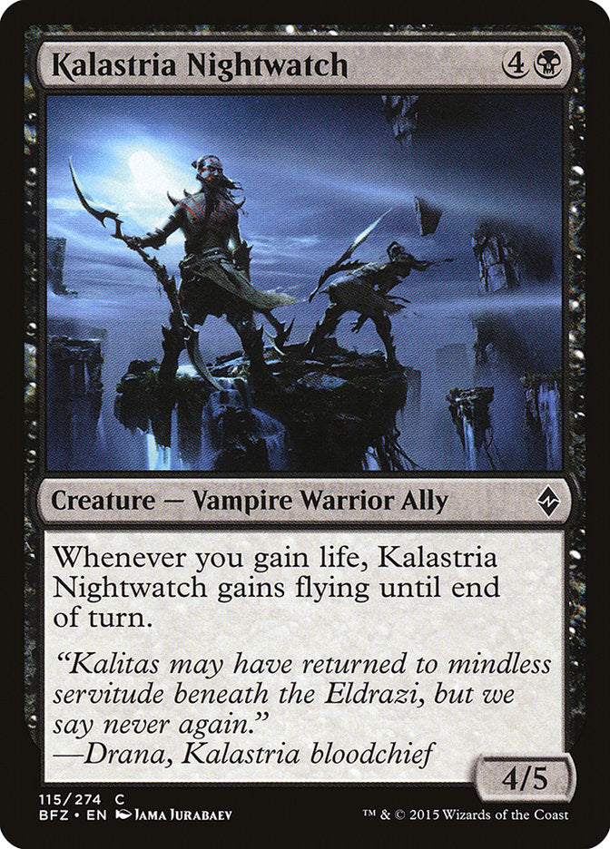 Magic | Kalastria Nightwatch [Battle for Zendikar] | The Nerd Merchant