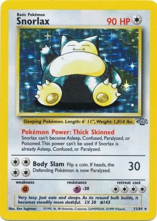Pokemon | Snorlax (11/64) [Jungle Unlimited] | The Nerd Merchant