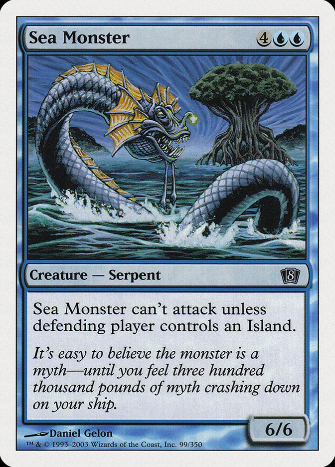 Magic | Sea Monster [Eighth Edition] | The Nerd Merchant