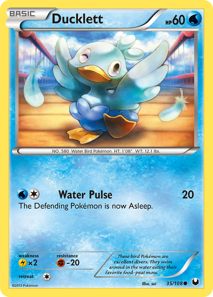 Pokemon | Ducklett (35/108) [Black & White: Dark Explorers] | The Nerd Merchant