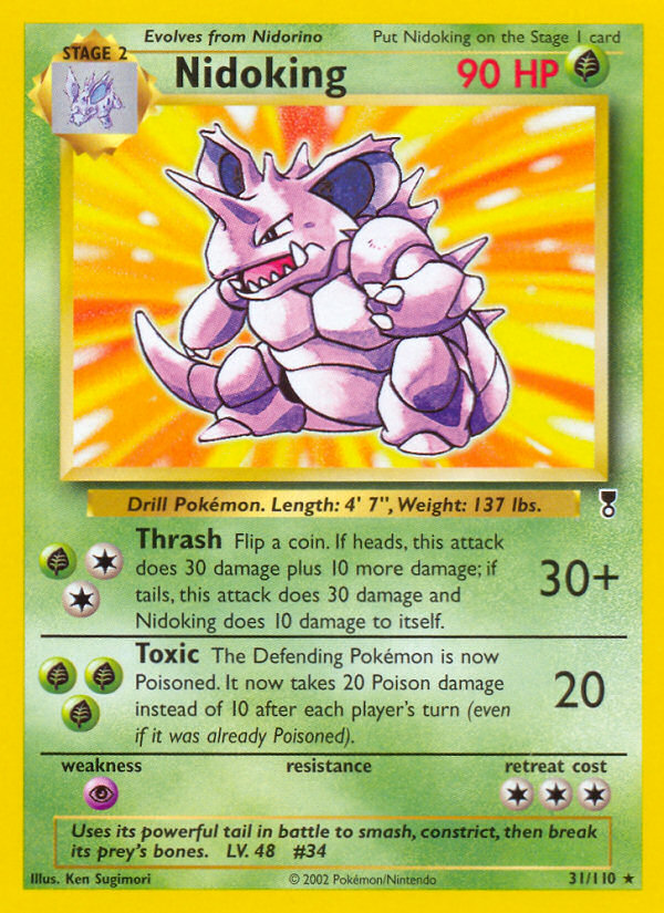 Pokemon | Nidoking (31/110) [Legendary Collection] | The Nerd Merchant