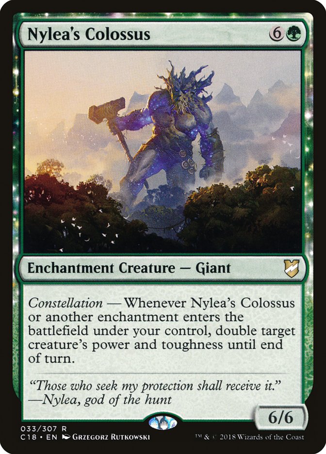 Magic | Nylea's Colossus [Commander 2018] | The Nerd Merchant