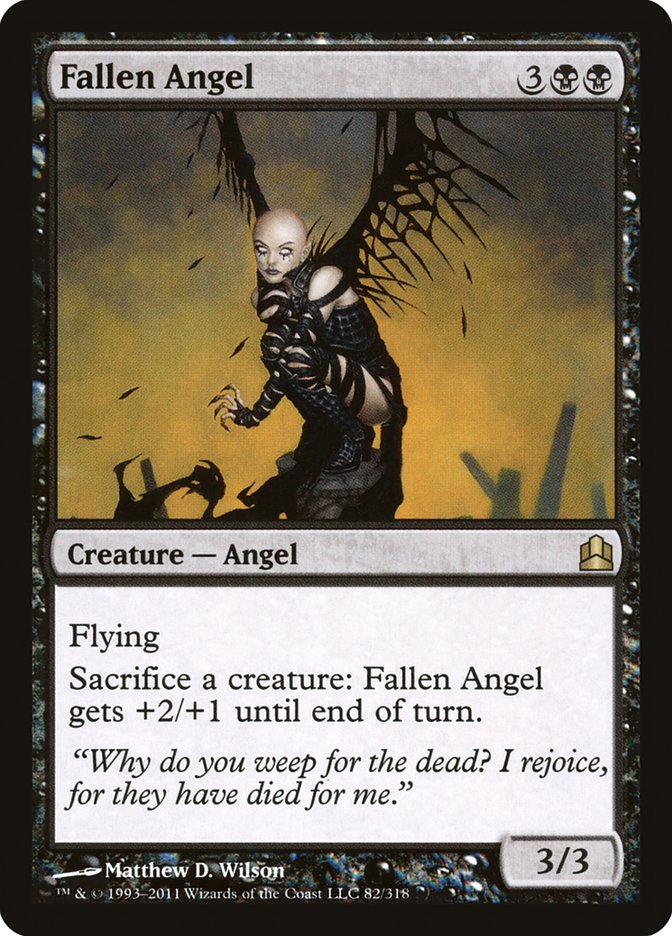 Magic | Fallen Angel [Commander 2011] | The Nerd Merchant